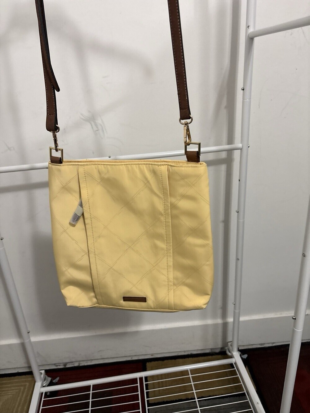 Vera Bradley Preppy Poly Molly Crossbody Banana